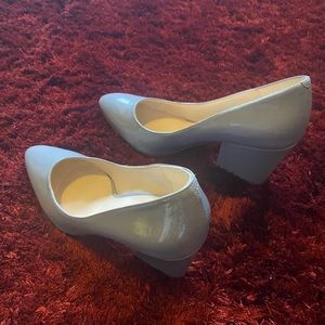 Nine West Scheila (Grey Patent) High Heels